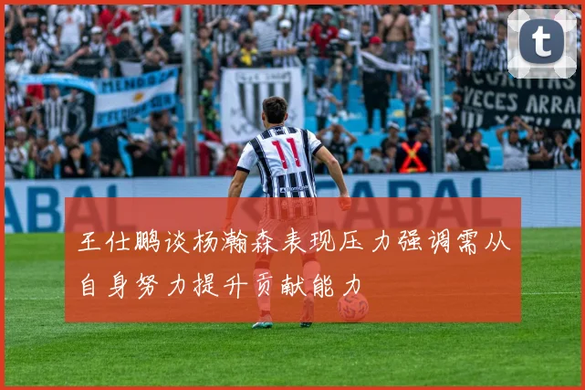 王仕鹏谈杨瀚森表现压力强调需从自身努力提升贡献能力